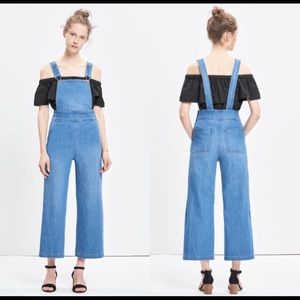 Madewell culotte overall- summit wash-size M
